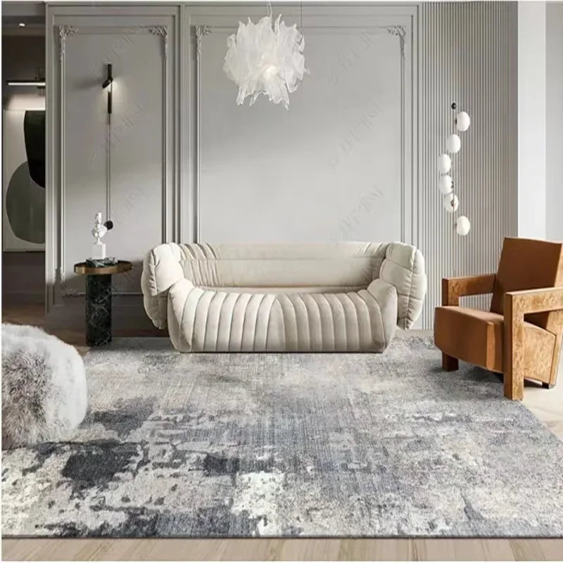Nordic Carpet Living Room Ink Splash Abstract Area Rug Large Room