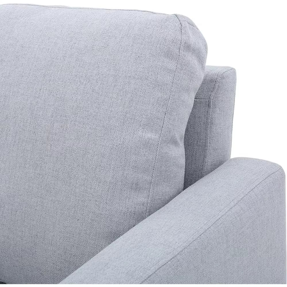 Sofasset, Modular Sectional Sofa with Reversible Chaises,Square Armrests and Comfortable Padded Backrests, L Shaped Corner Sofá