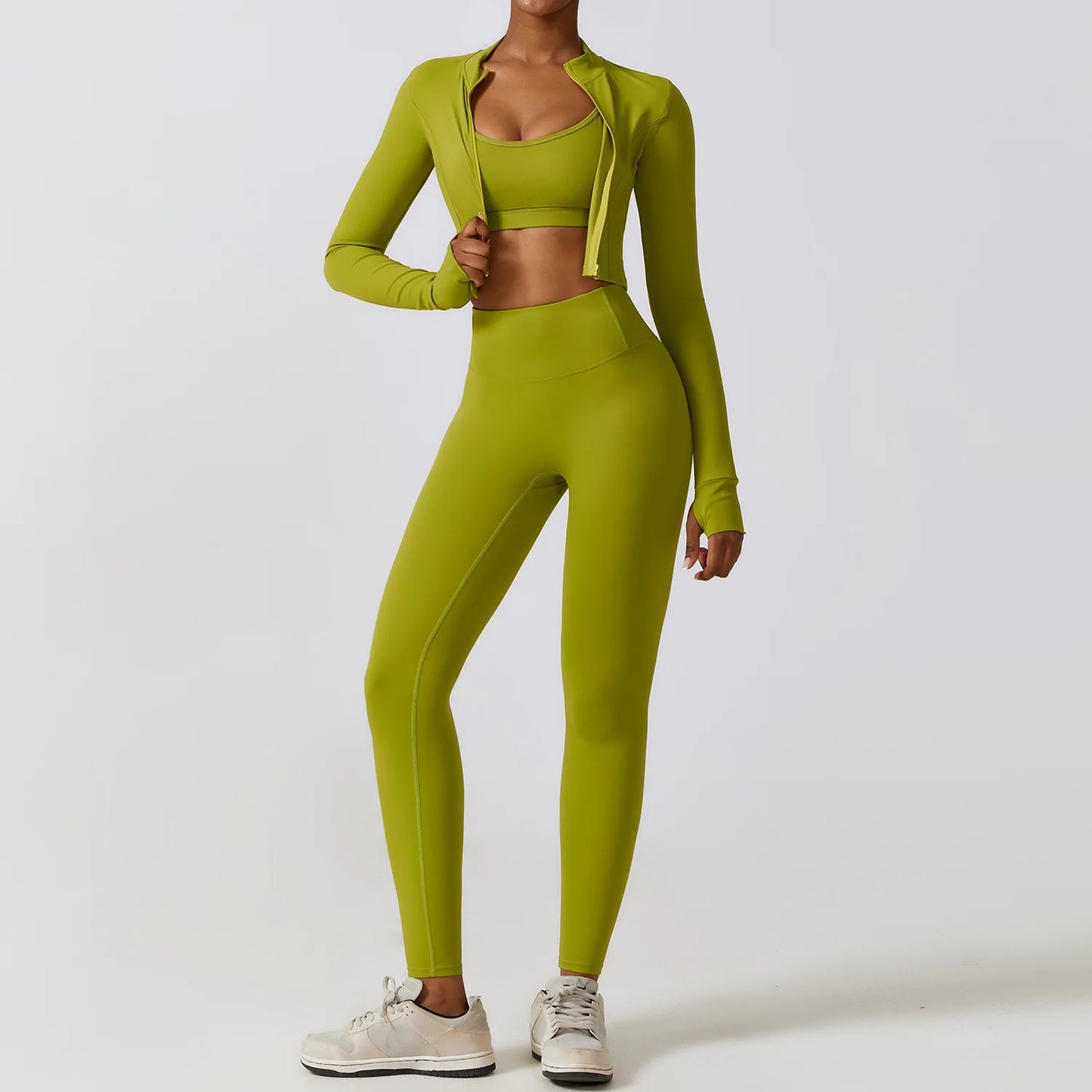Women 2/3pcs Workout Outfits Yoga Sets, Sportswear,Workout Clothing