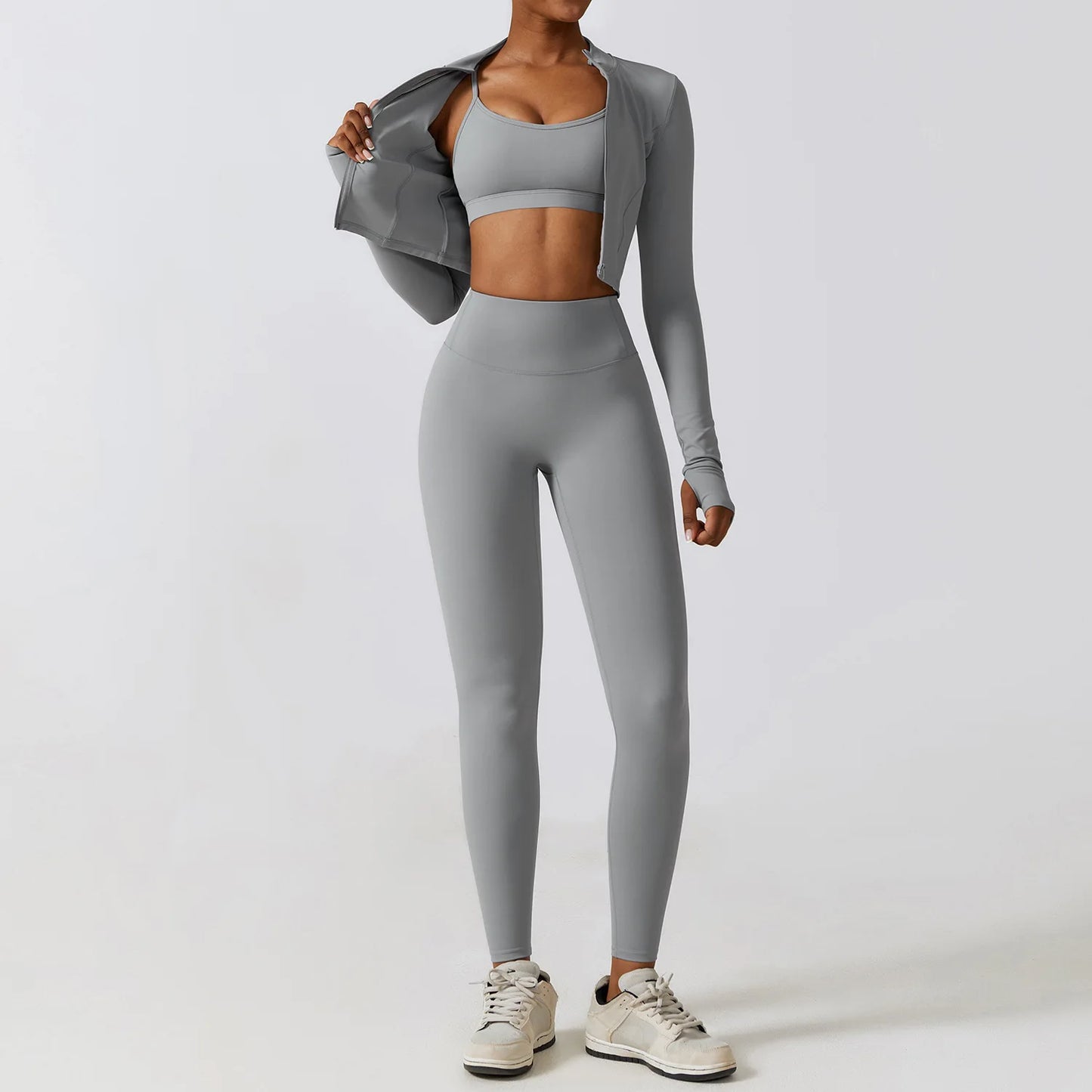 Women 2/3pcs Workout Outfits Yoga Sets, Sportswear,Workout Clothing