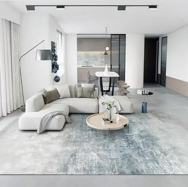 Nordic Carpet Living Room Ink Splash Abstract Area Rug Large Room