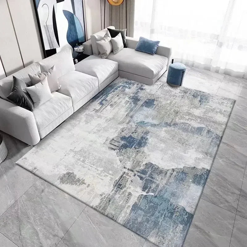 Nordic Carpet Living Room Ink Splash Abstract Area Rug Large Room