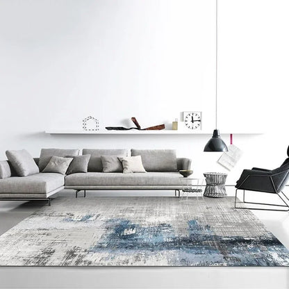 Nordic Carpet Living Room Ink Splash Abstract Area Rug Large Room