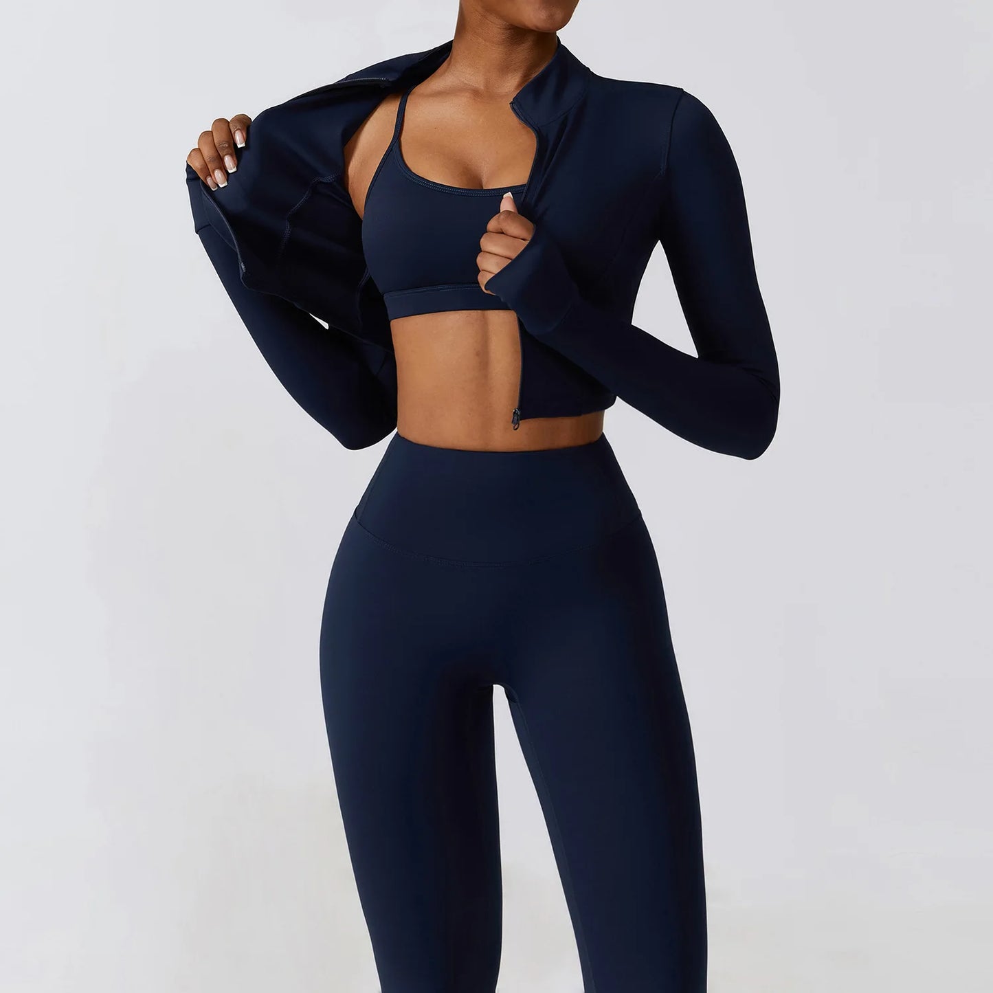 Women 2/3pcs Workout Outfits Yoga Sets, Sportswear,Workout Clothing