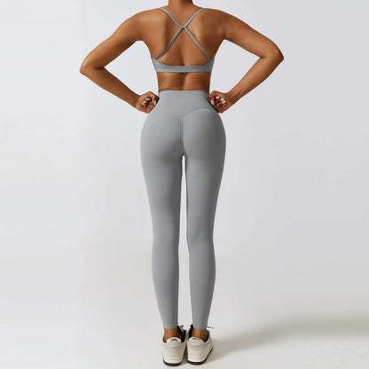 Women 2/3pcs Workout Outfits Yoga Sets, Sportswear,Workout Clothing