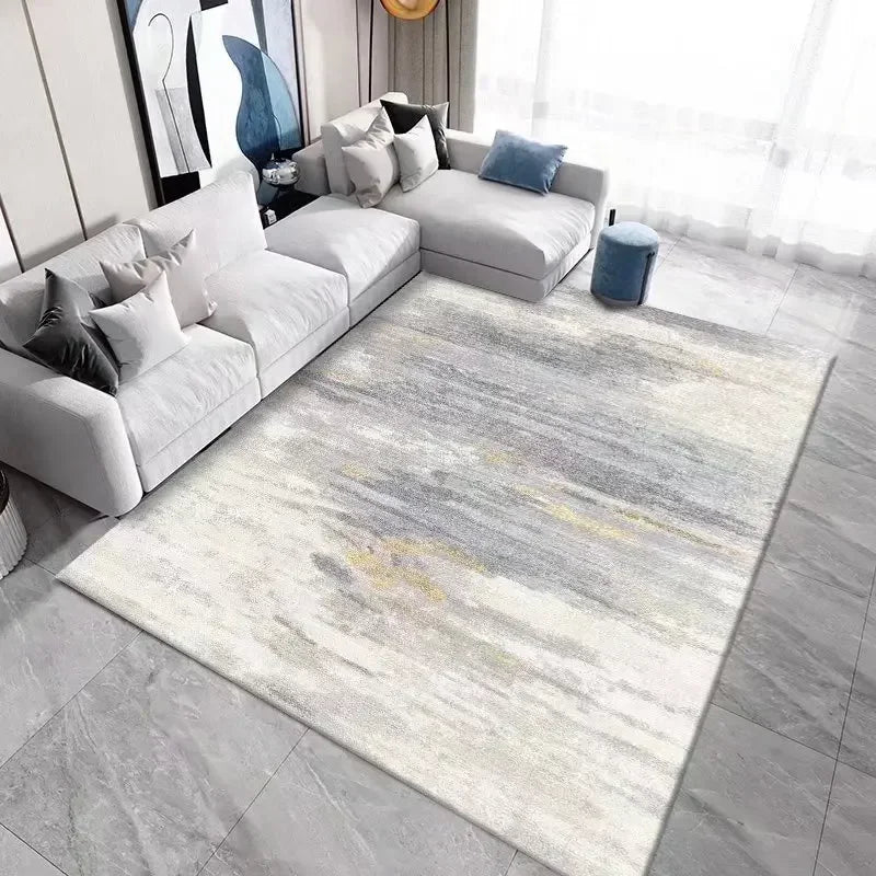 Nordic Carpet Living Room Ink Splash Abstract Area Rug Large Room